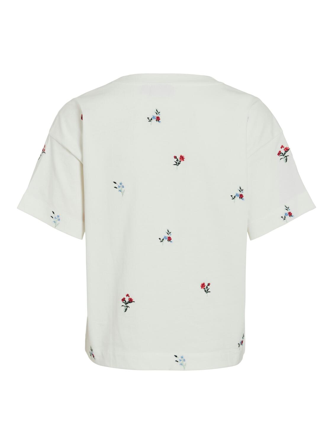 Vimonie Flower Emb t-shirt - Color Flowers